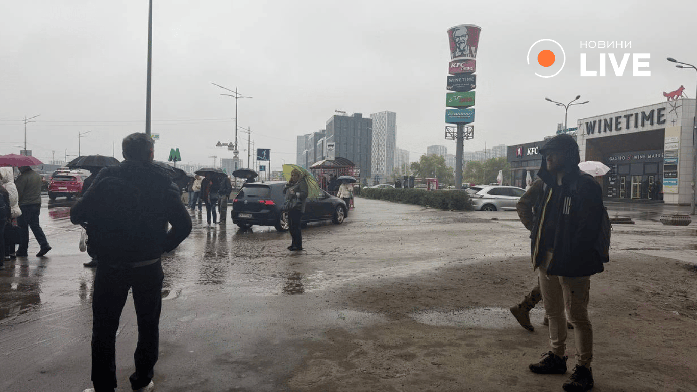 Затори в Києві 23 жовтня