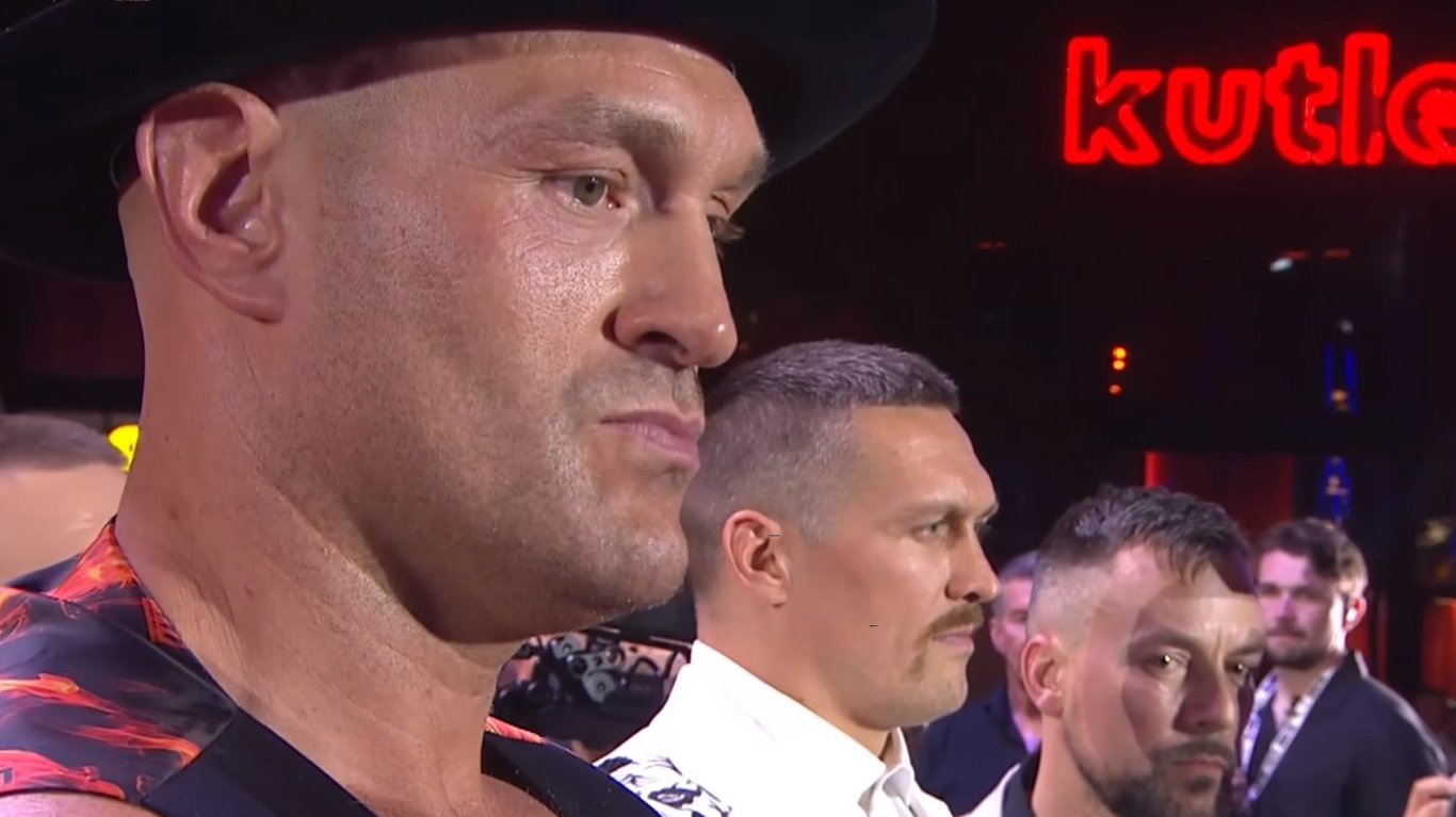 Олександр Усик та Тайсон Ф'юрі