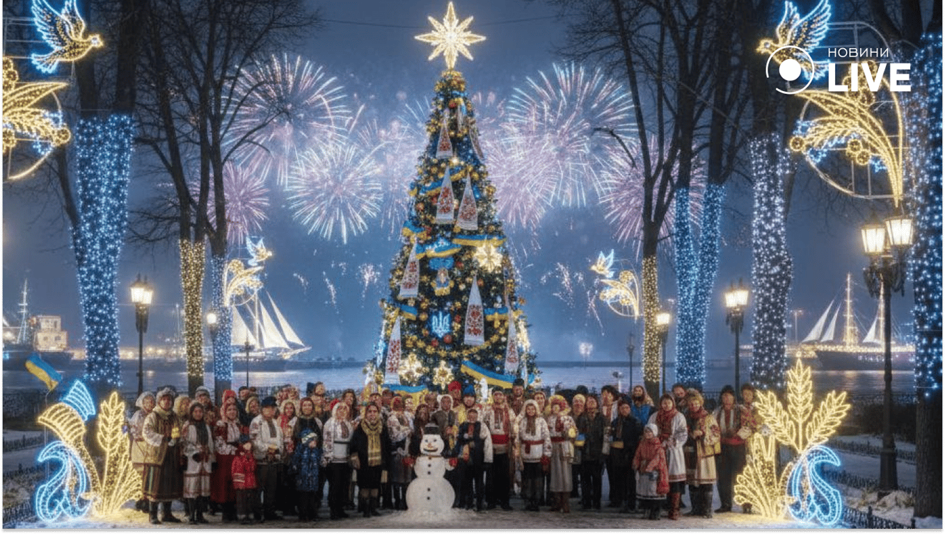 Новий рік в Одесі після війни очима ШІ