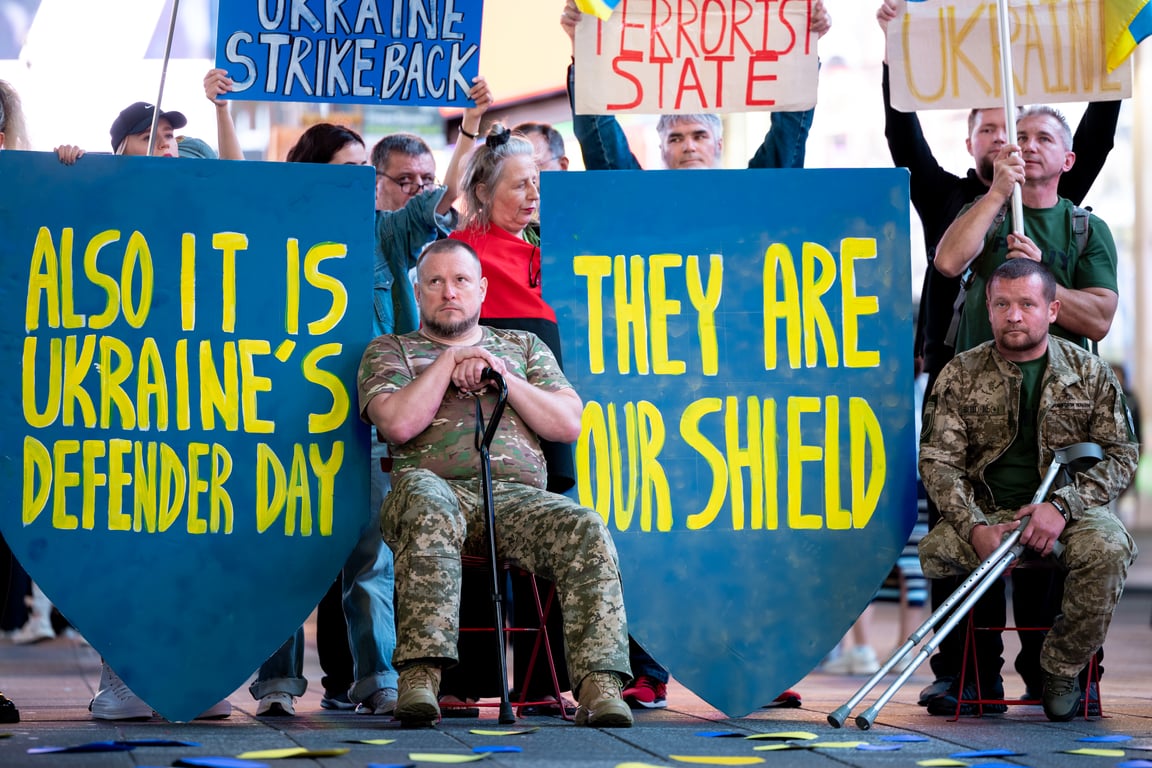 У Нью-Йорку пройшла акція до Дня захисників та захисниць України