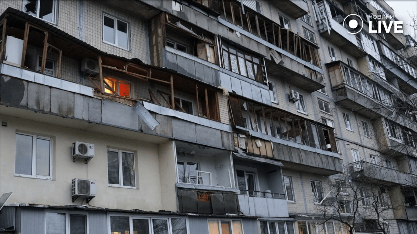 Наслідки обстрілу Києва 23 березня