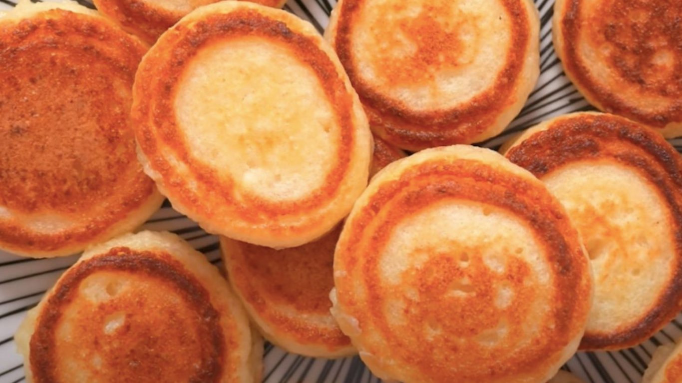 пишні оладки з сиром 