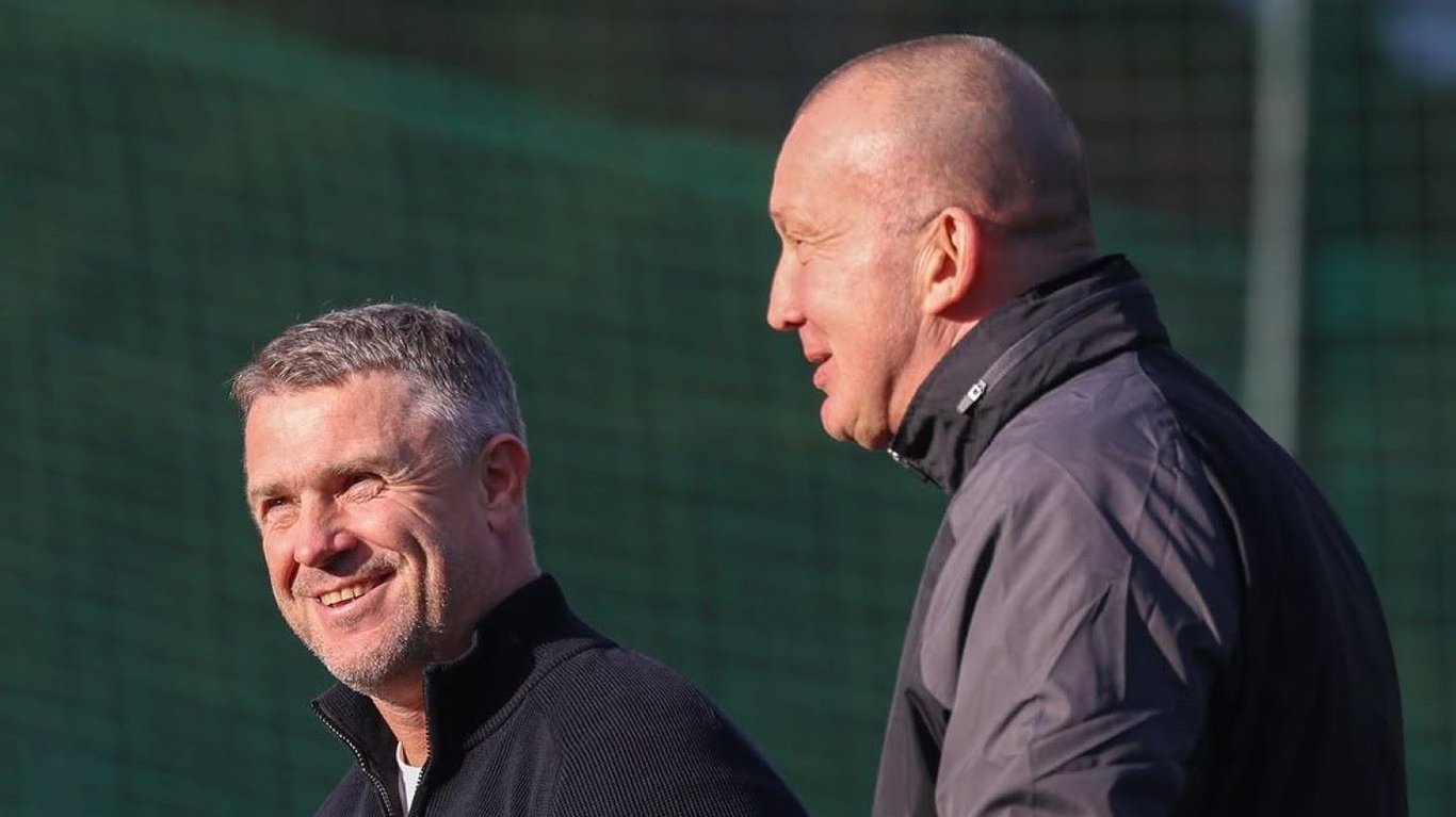 Сергей Ребров и Роман Григорчук