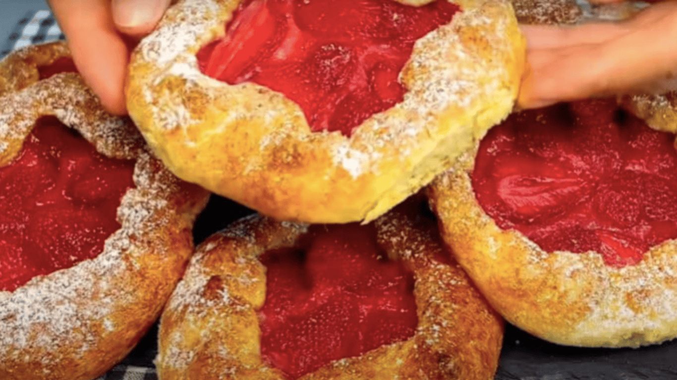 простий десерт полуничний поцілунок