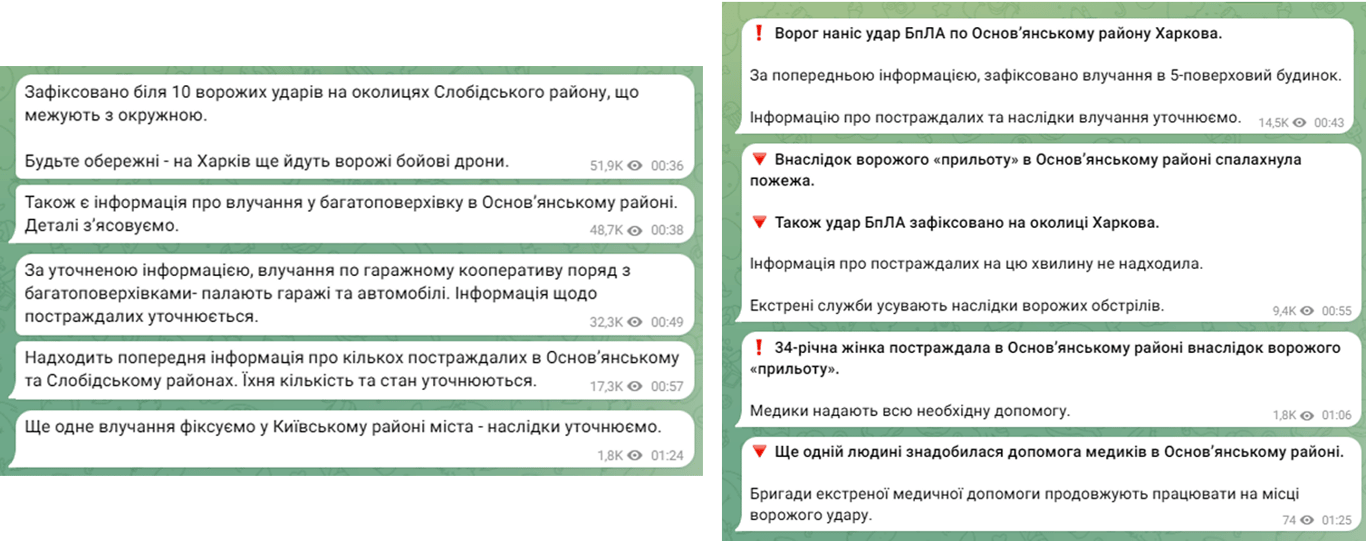 РФ масована атакувала Харків: палають гаражі, є постраждалі - фото 1