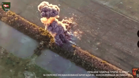 Оператори дронів знищили російський Град з боєкомплектом — ефектне відео - 285x160
