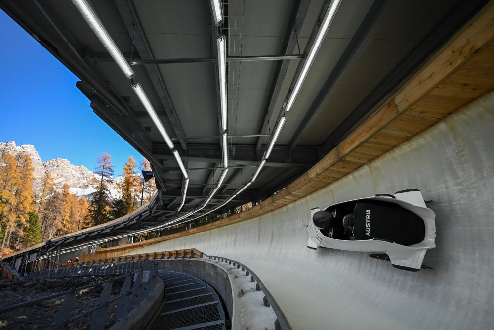 Санно-бобслейный центр в Кортина-д’Ампеццо