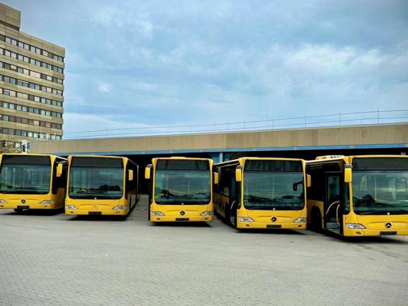 Гуманітарні автобуси з Регенсбургу. Фото: Одеська міська рада 