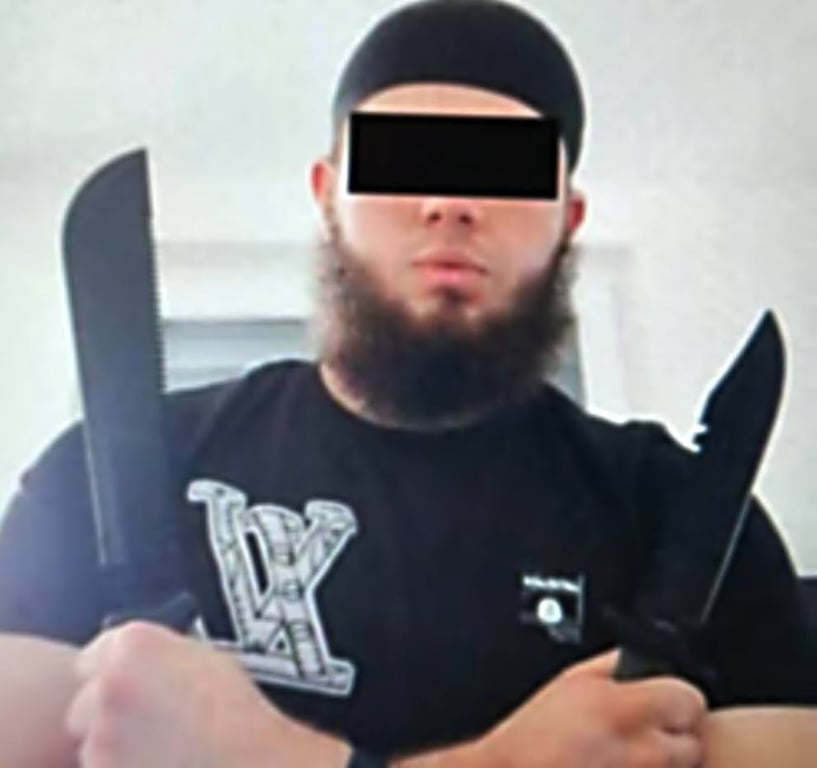 Терорист, який планував вбивства на концерті Тейлор Свіфт. Фото: BILD 