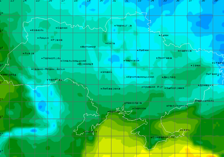 погодна карта