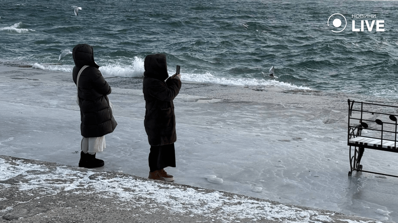 Люди фотографують море