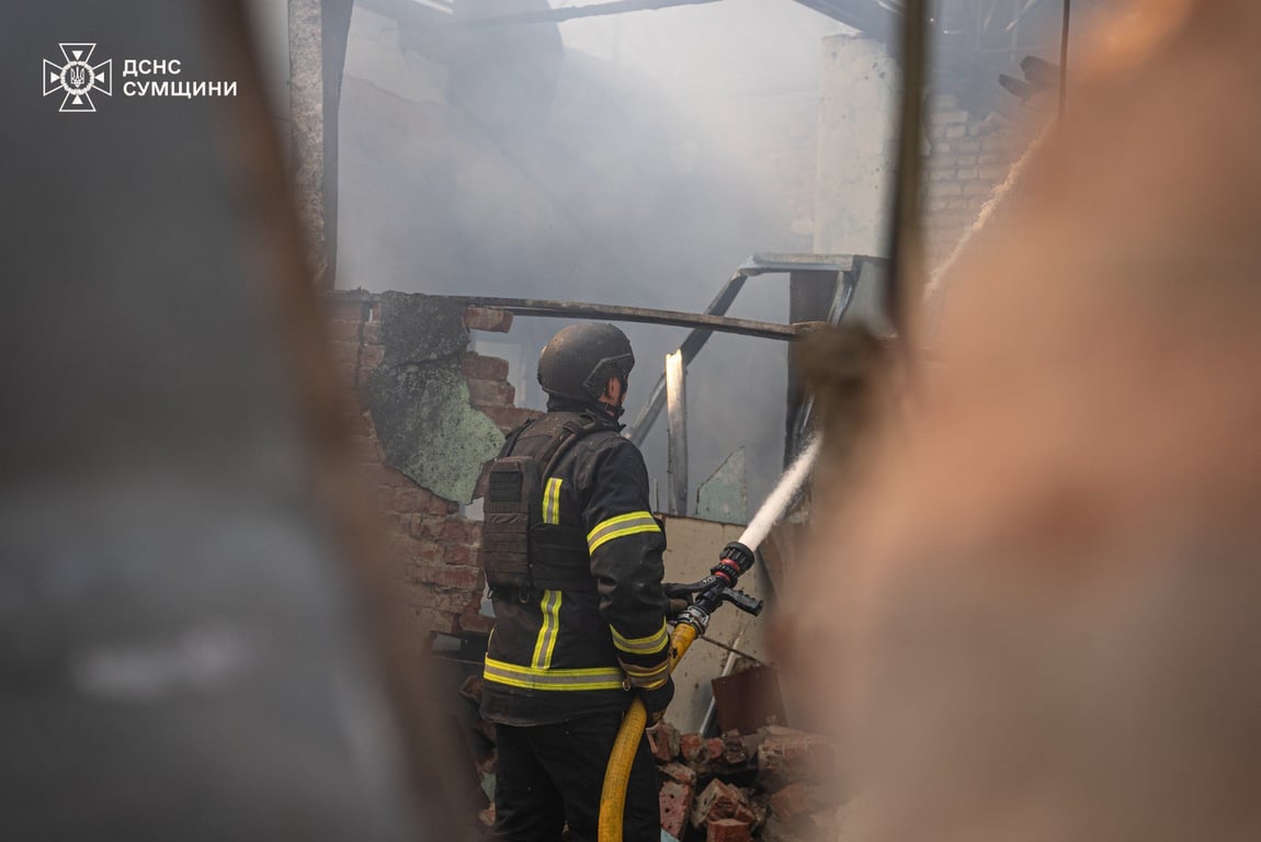 Обстріл околиць Сум 16 вересня