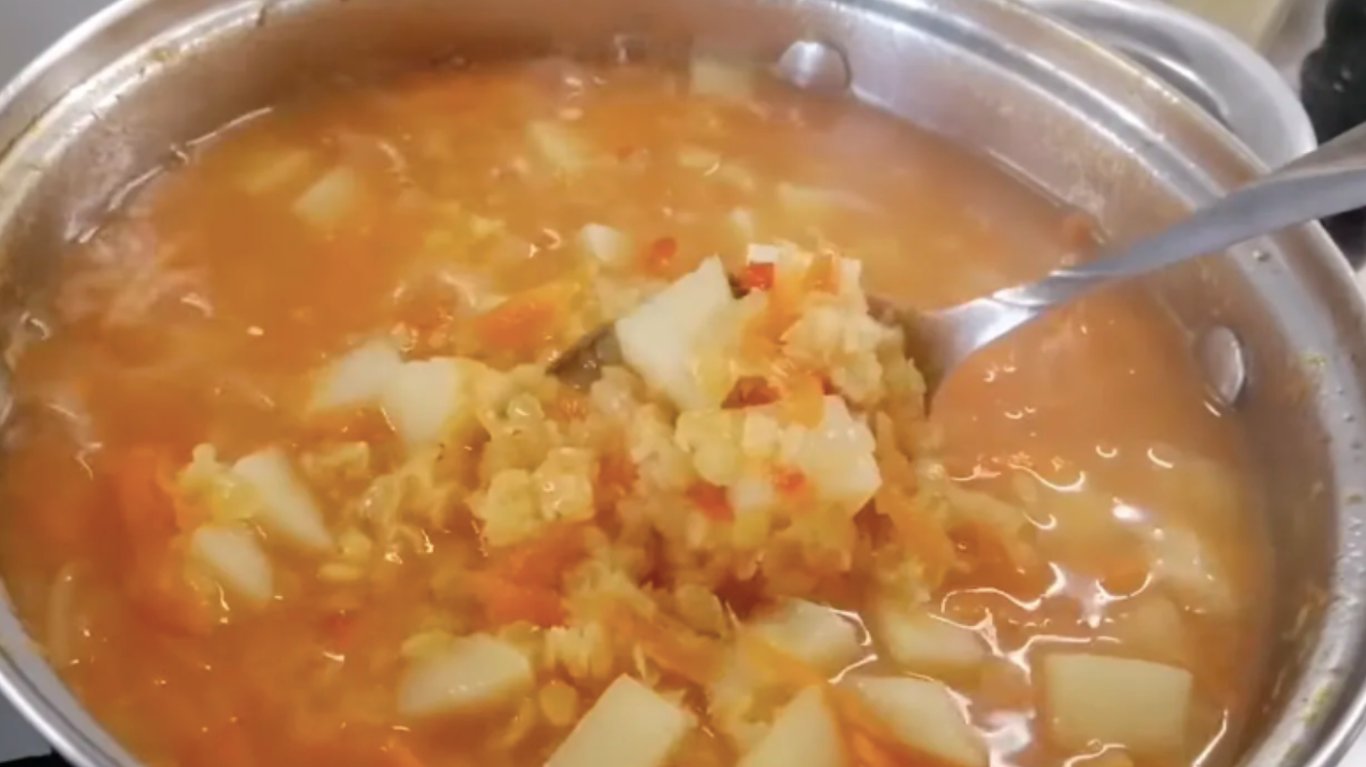 рецепт супу з сочевицею