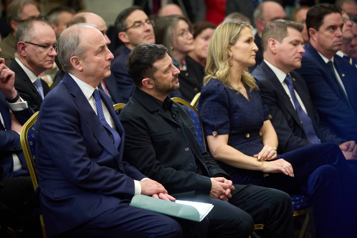 Володимир Зеленський зустрівся з інвесторами в Ірландії