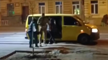 Во Львове работники ТЦК "упаковали" мужчину в авто — новое скандальное видео - 285x160