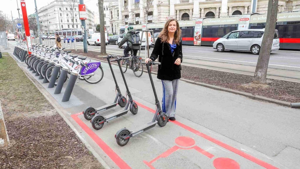 Електросамокати у Відні.