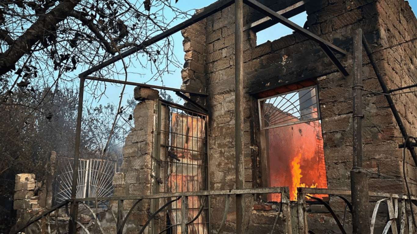 Пожежа в Сербці: згоріло 15 дачних будинків, постраждала жінка