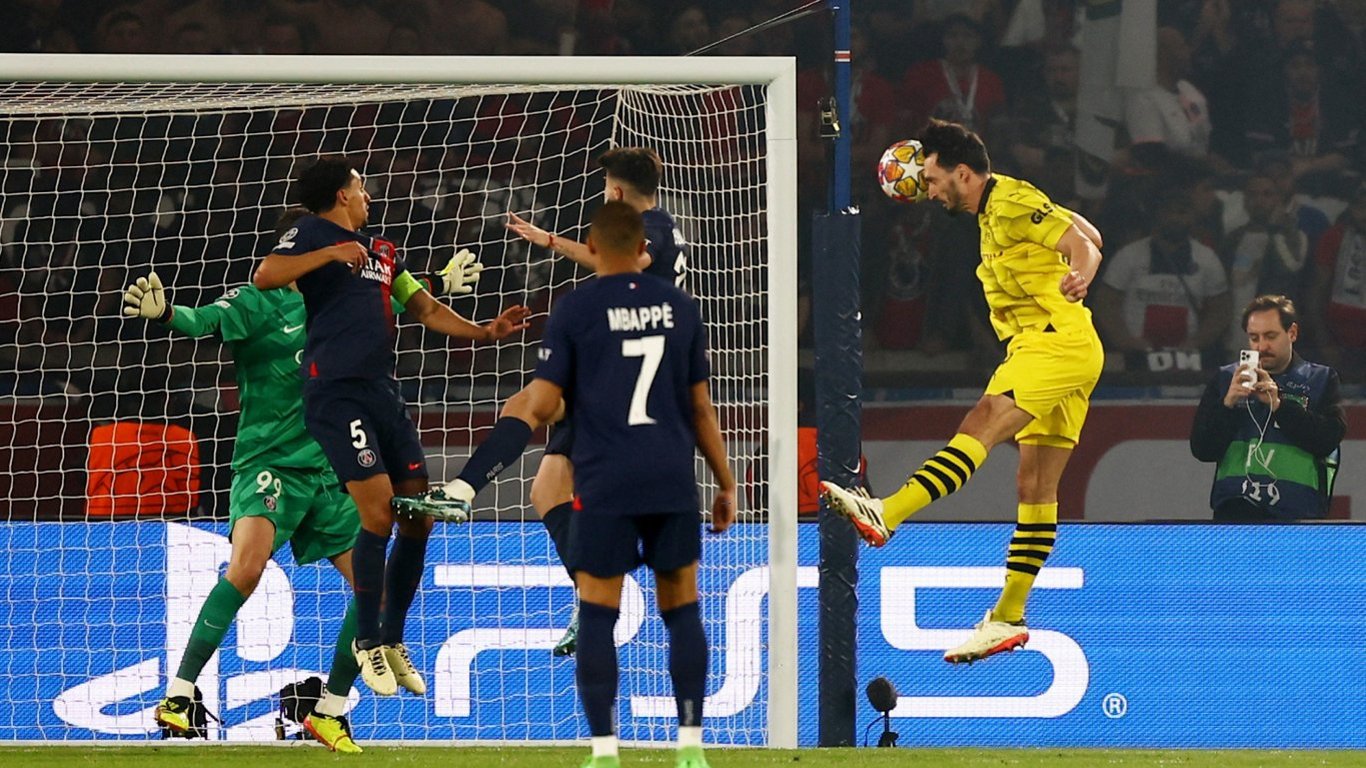 Боруссия Дортмунд стала первым финалистом Лиги чемпионов — видео гола в матче с ПСЖ