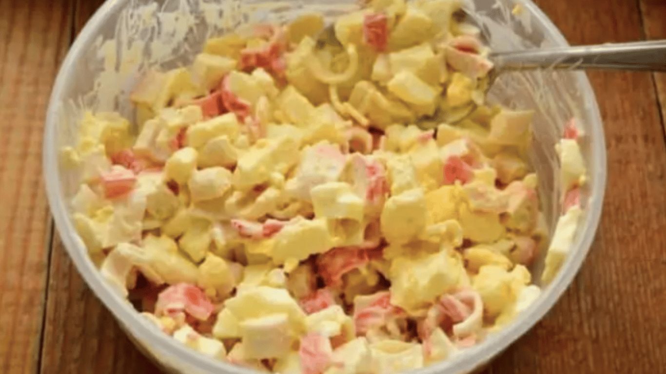 рецепт крабового салату