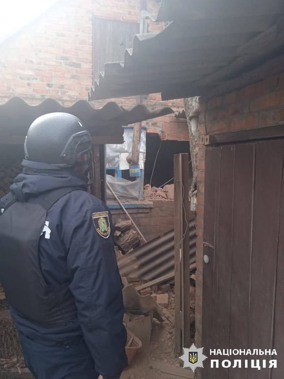 Наслідки обстрілу Вовчанська 25 березня