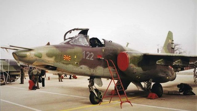 Украинские Су-25 на службе армии Македонии