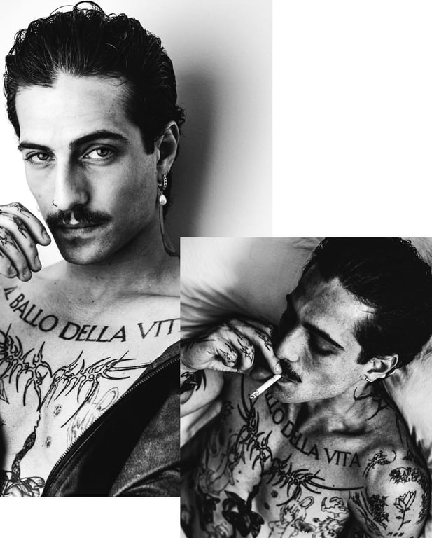 соліст Måneskin оголився в епатажній зйомці