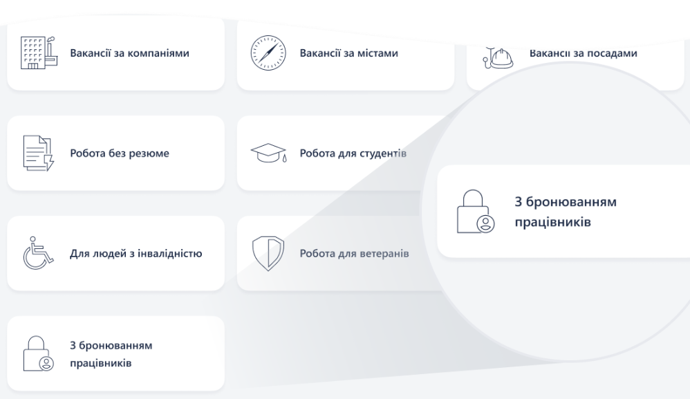 вакансії бронювання робота