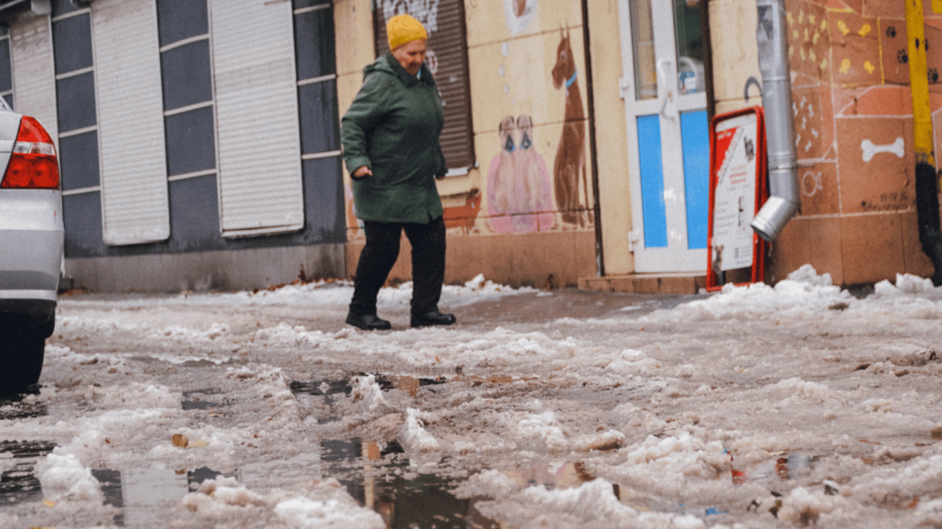 В Укргидрометцентре рассказали, каким областям Украины завтра грозит мокрый снег