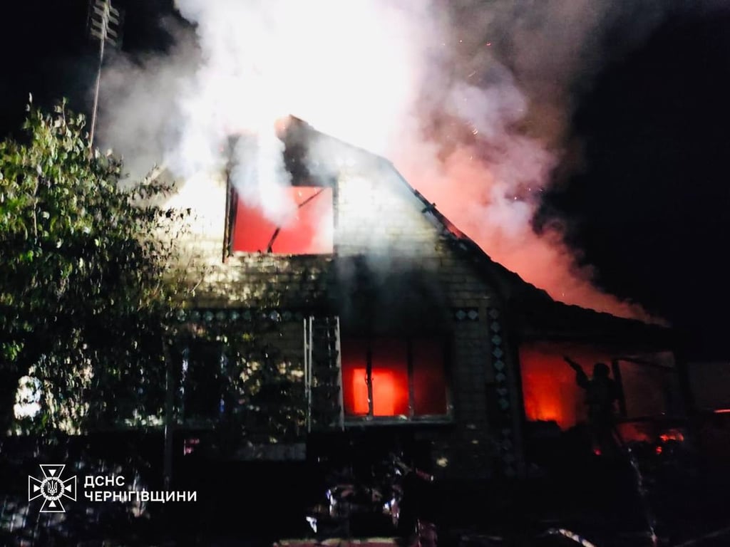 Наслідки російського обстрілу Чернігівської області 3 вересня