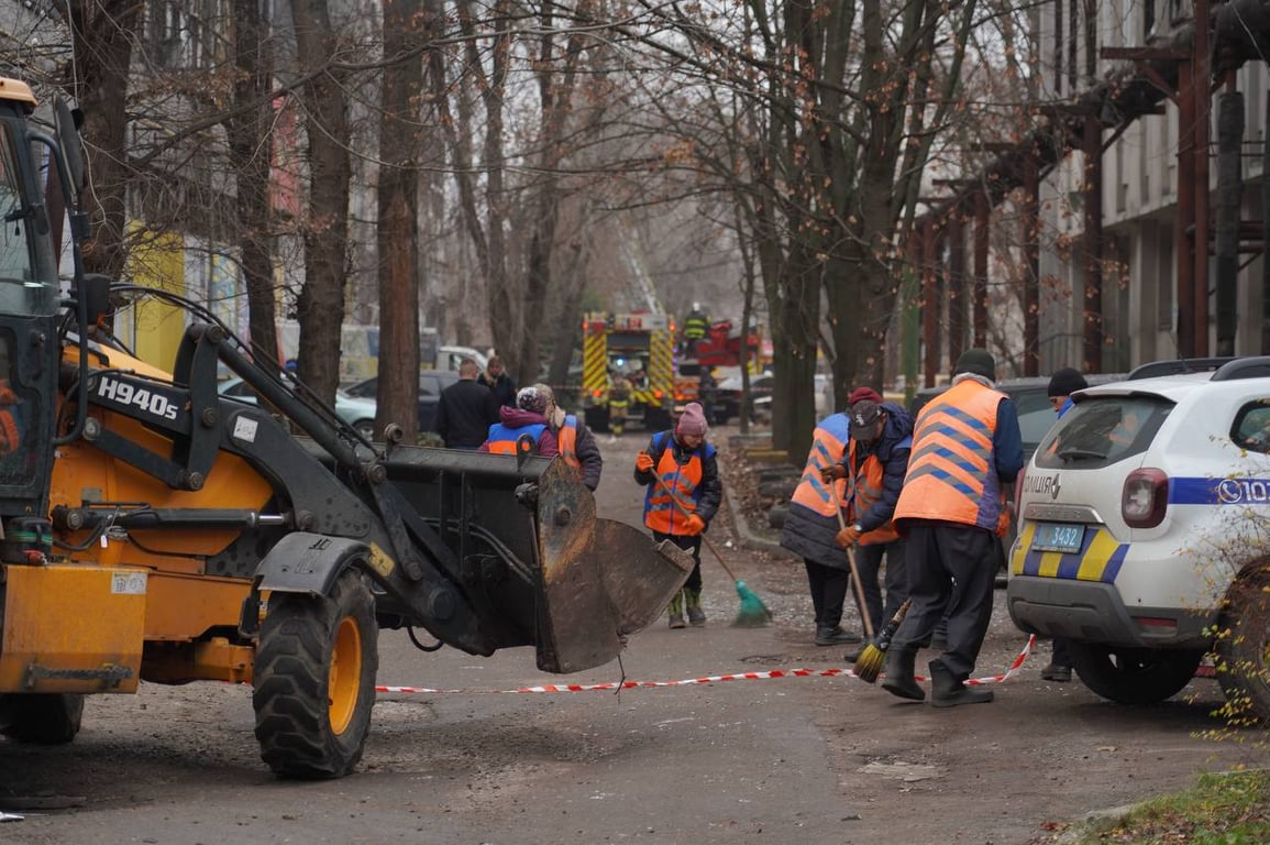Russian shelling of Dnipro on December 1