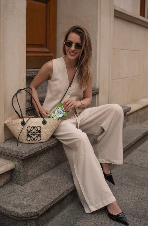 Наталья Литвин во время фотосессии. Фото: Instagram Натали Литвин