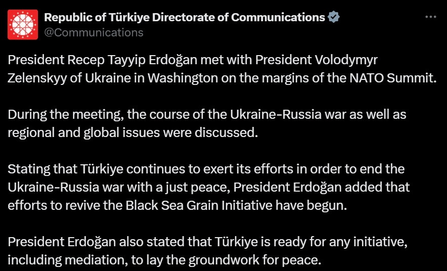 Ердоган заявив Зеленському, що почав працювати над відновленням "зернової угоди" - фото 1