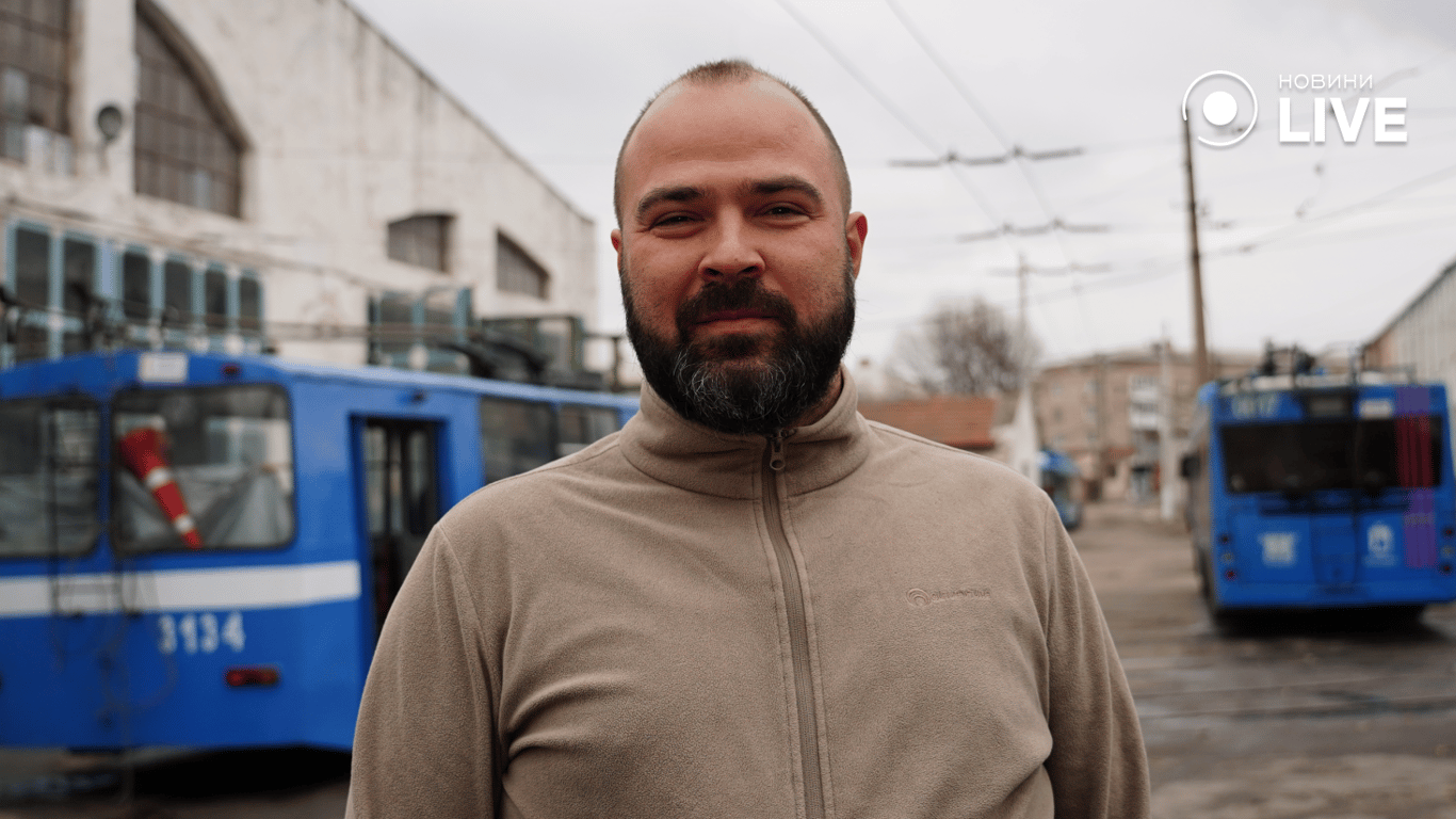 Директор КП "Миколаївелектротранс" Юрій Сметана. Фото: Новини.LIVE/ Юлія Браславська 