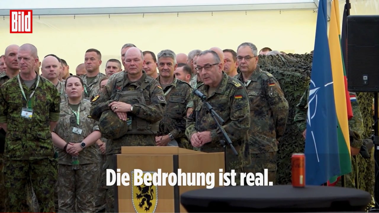 Урочиста церемонія на місці майбутньої бази бундесверу в Литві