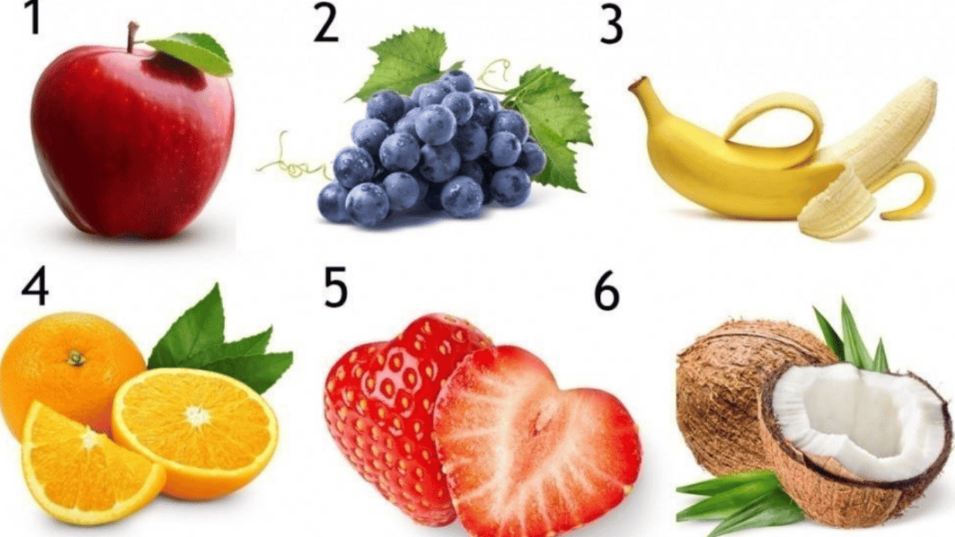 Яка ваша найбільша слабкість — оберіть улюблений фрукт і дізнайтеся