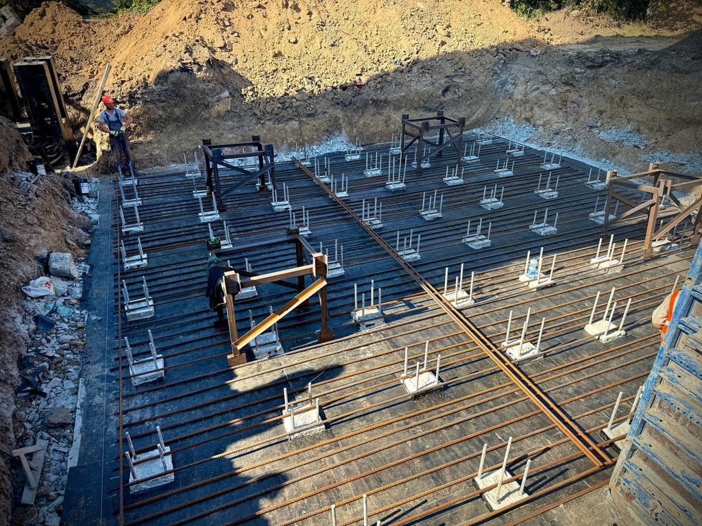 Будівництво нової труби котельні