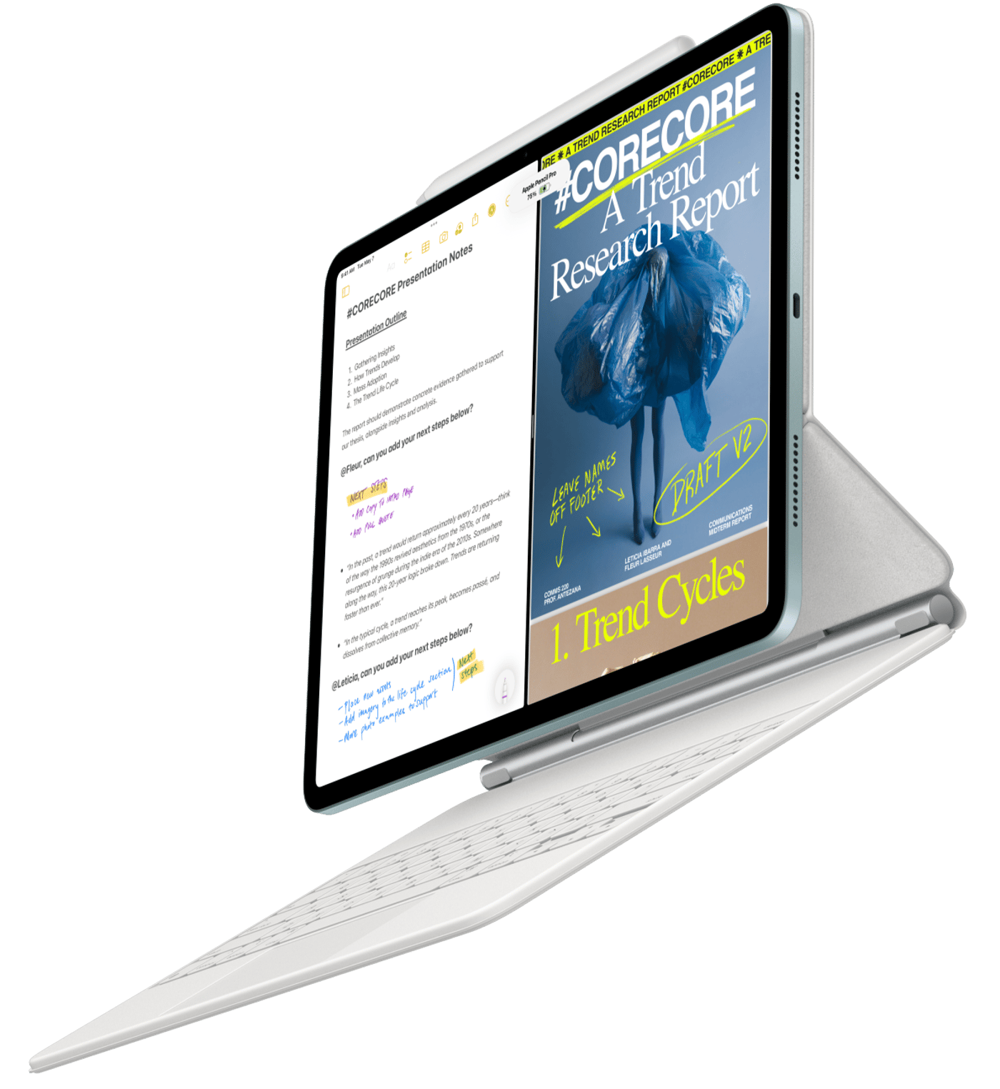 Планшет iPad Air 2025 з Magic Keyboard