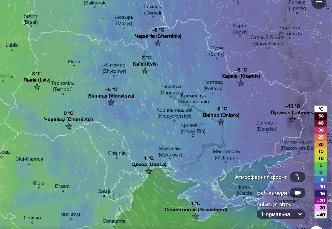 Температурна карта