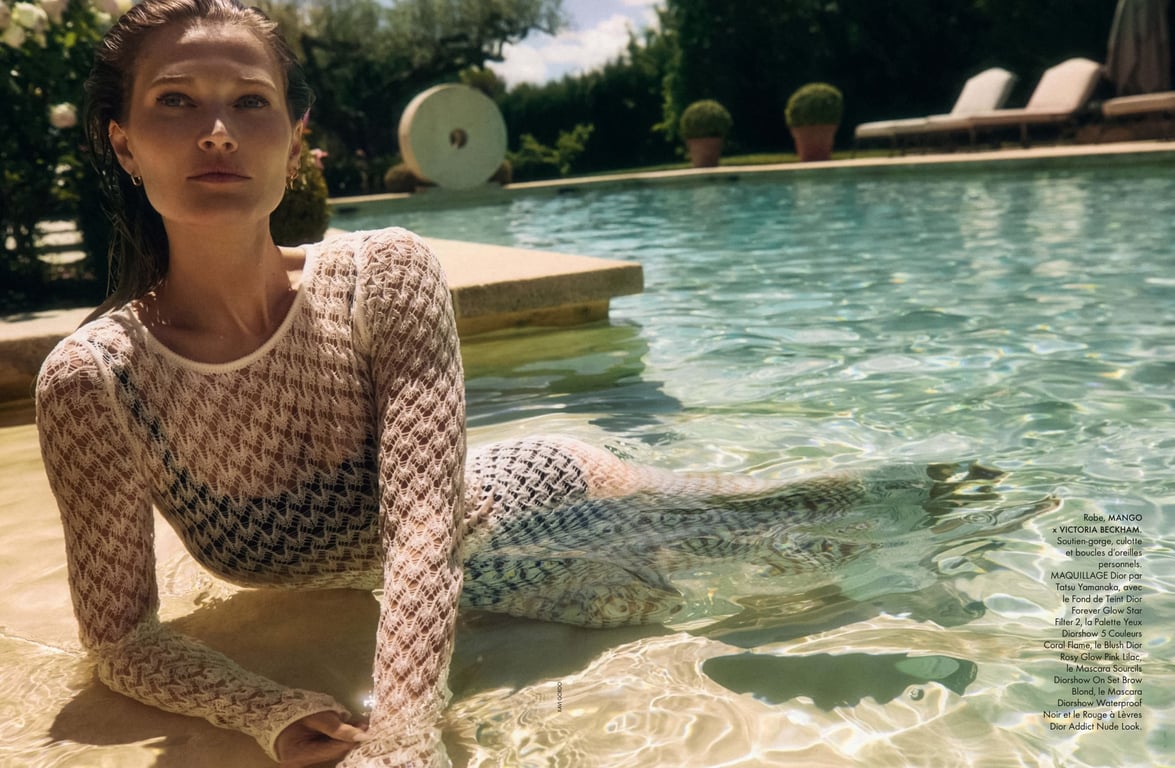 Модель Тони Гарн снялась в глянце