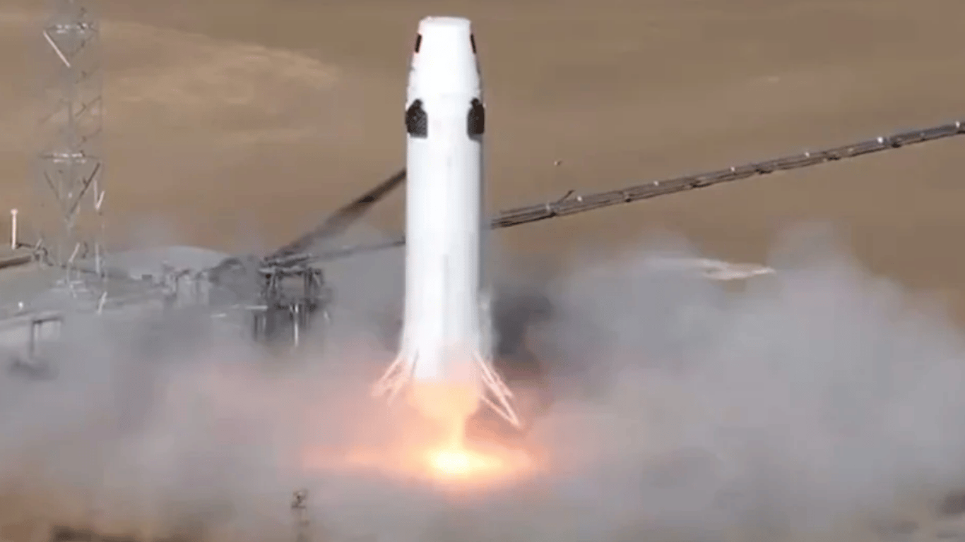 В Китае успешно запустили, а затем приземлили ракету-носитель нового поколения