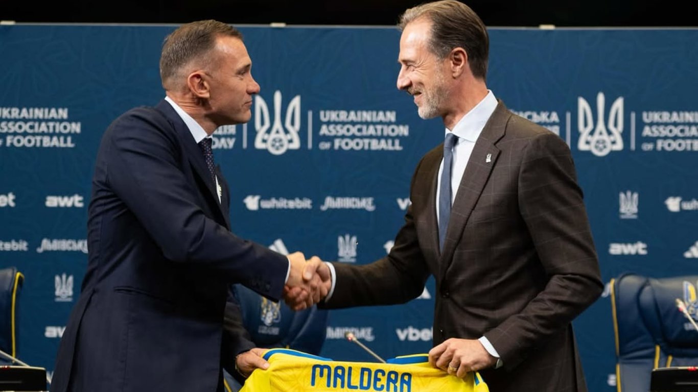 Шевченко назвал причину назначения Мальдеры в сборную Украины