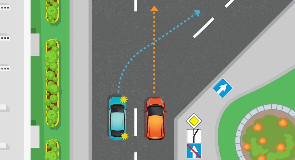 Хто має поступитися дорогою.