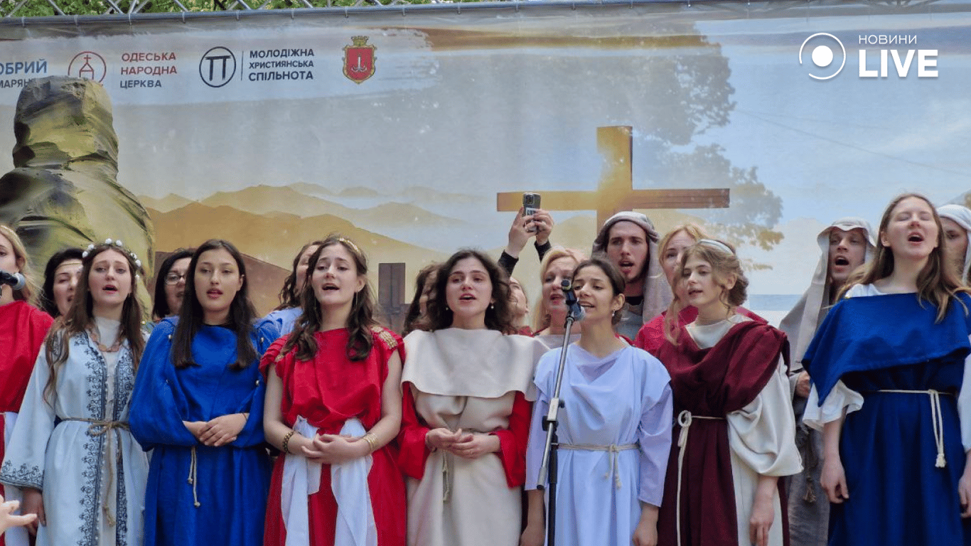 Пасхальная реконструкция в Одессе сегодня, 27 апреля.