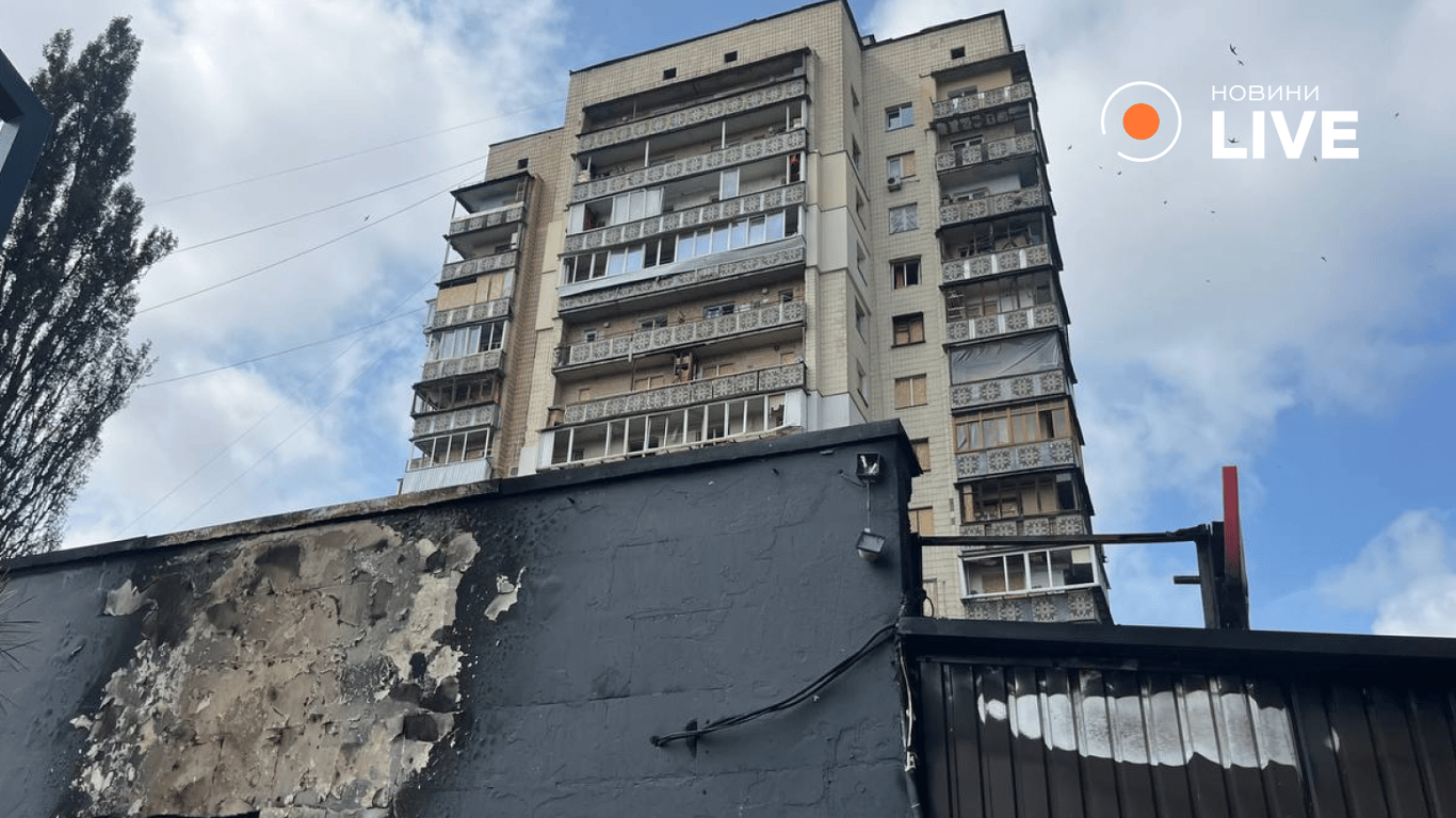 Удар Росії по Соломʼянському районі Києва 19 липня