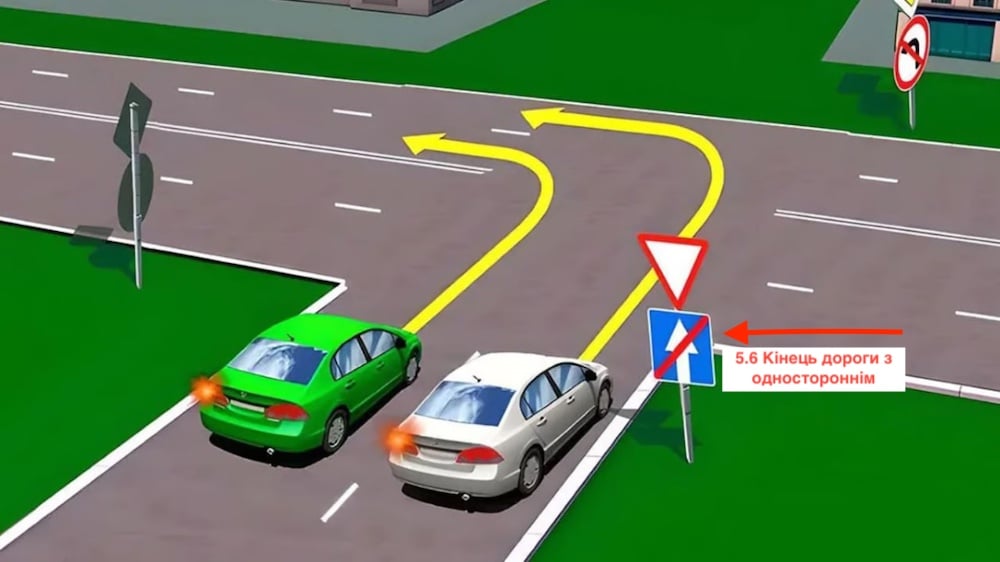 Тест з ПДР: хто порушує правила на перехресті?
