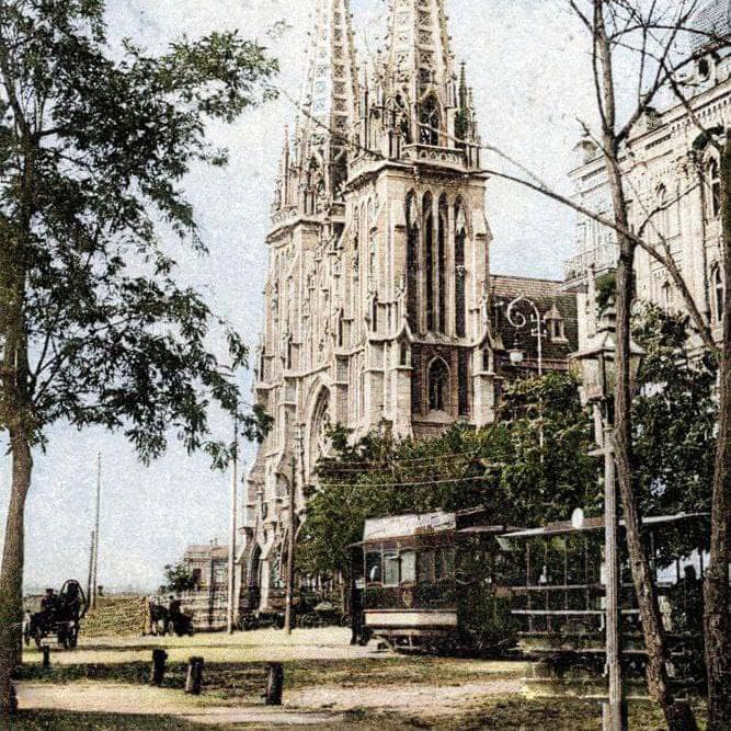 Костел Святого Миколая на початку 1900-х років - який вигляд мав