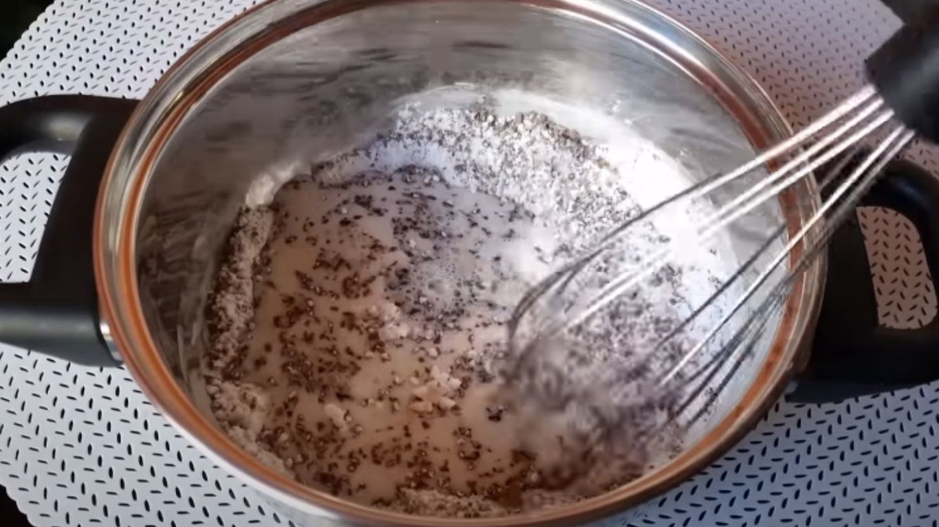 десерт Ніжність без духовки та желатину потрібно 500 мл. молока