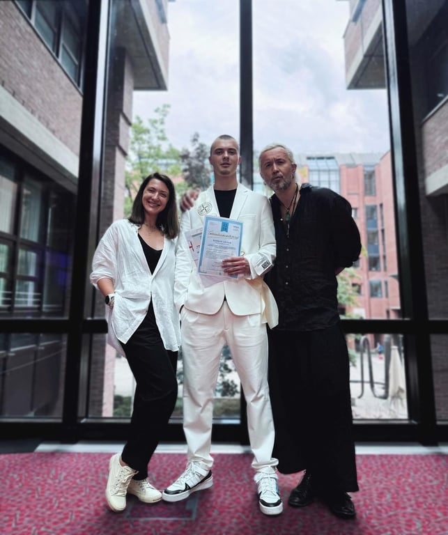 Старший син Сергія та Сніжани Бабкіних