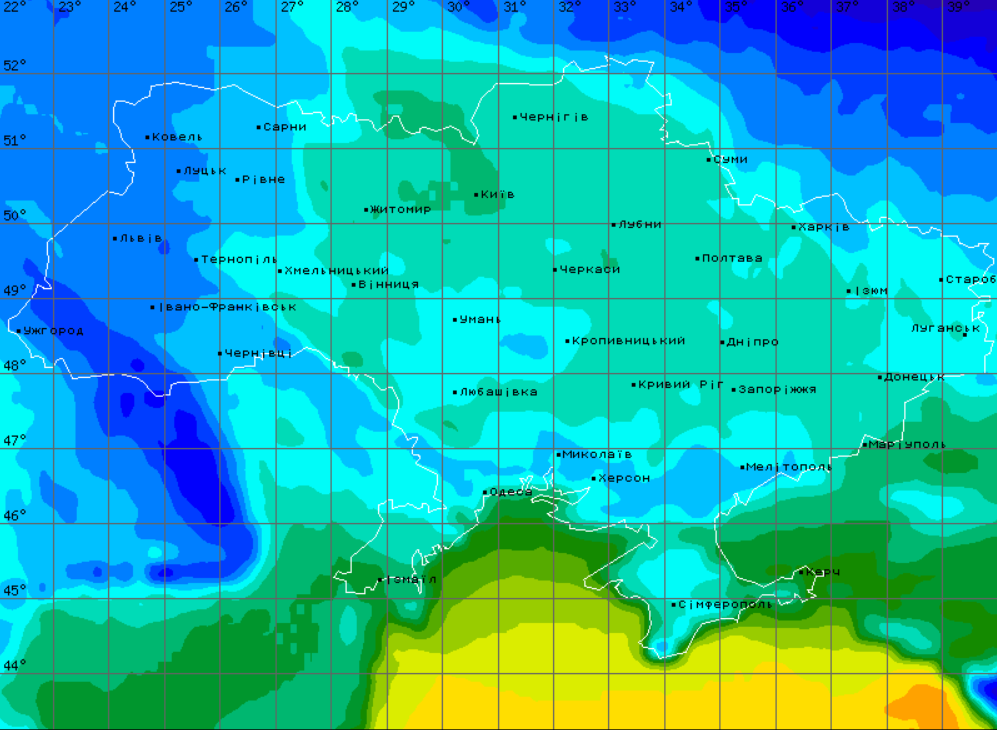 Погода в Україні 13 грудня