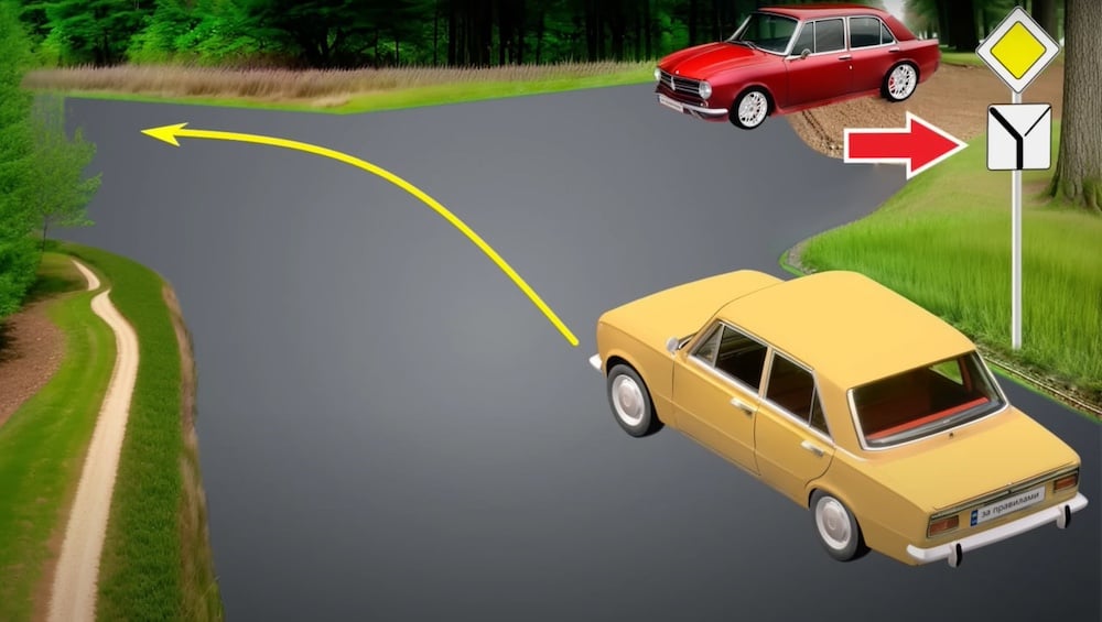 Знак 7.8 "Направление главной дороги".